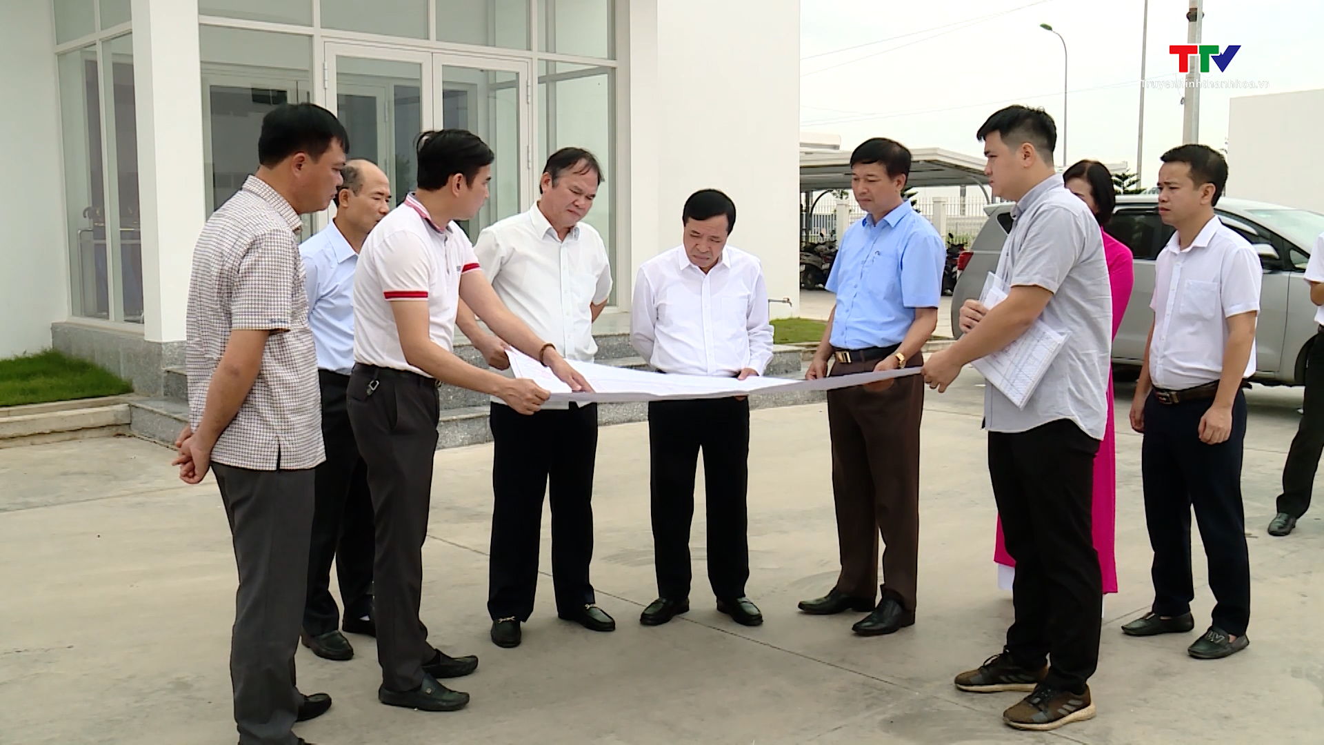 Đồng chí Phó Bí thư Thường trực Tỉnh uỷ kiểm tra tình hình triển khai các dự án tại huyện Hoằng Hoá - Ảnh 2.