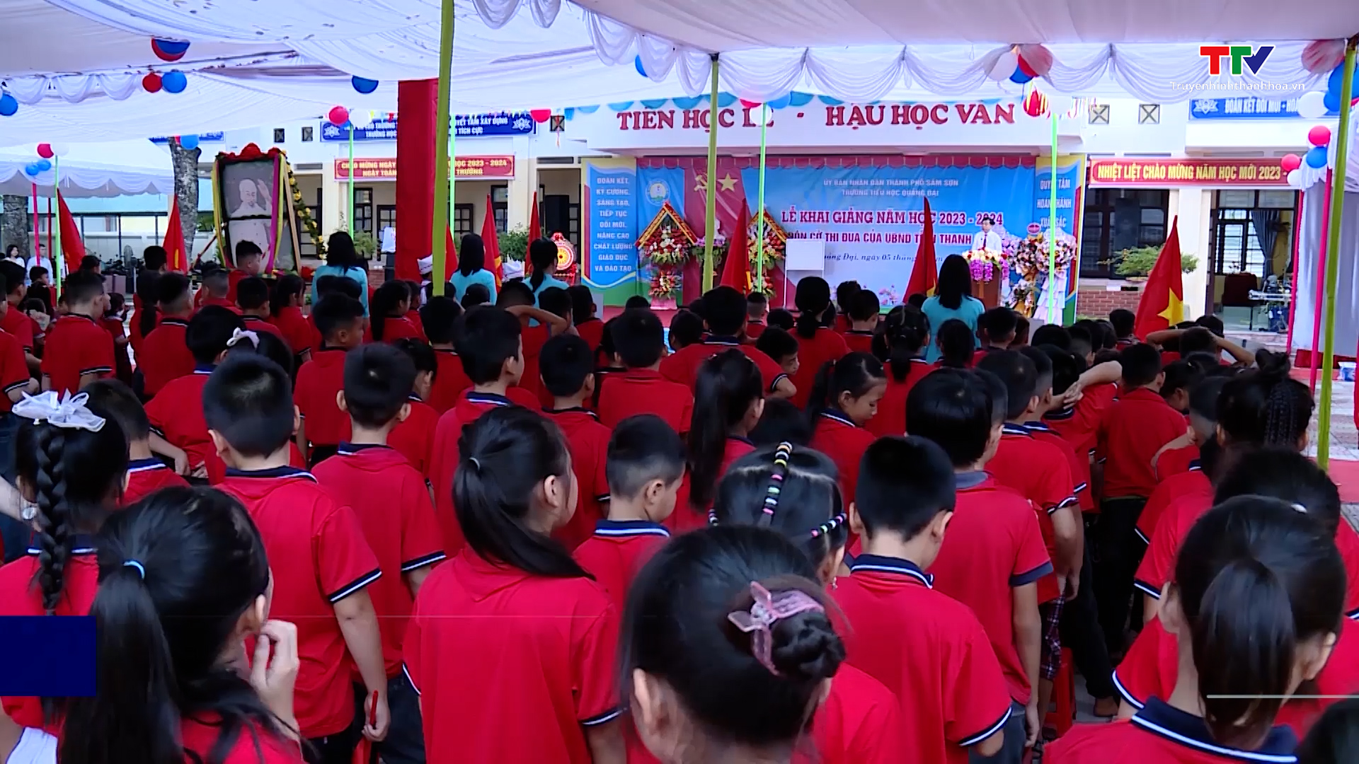 Trường Tiểu học Quảng Đại, thành phố Sầm Sơn khai giảng năm học 2023 - 2024 - Ảnh 2.