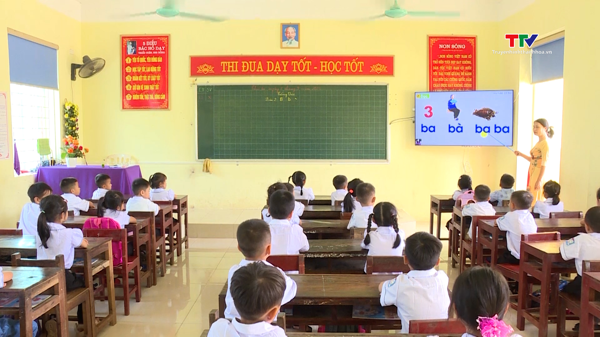 Huyện Hà Trung quan tâm đầu tư cơ sở vật chất trường, lớp học  - Ảnh 2.