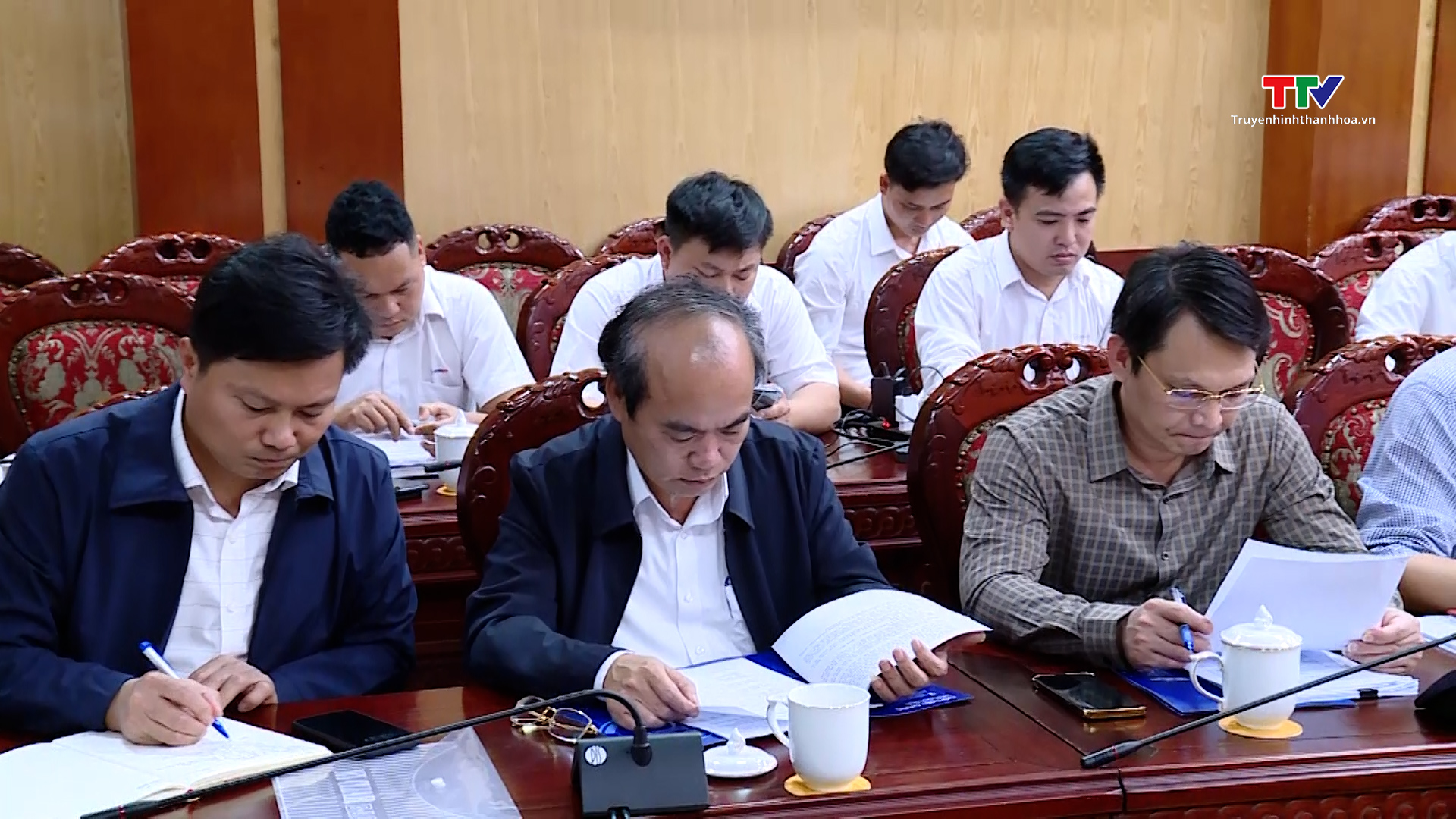 Uỷ ban Nhân dân tỉnh Thanh Hóa làm việc với Tổng Công ty Truyền tải điện Quốc gia- Ảnh 3.
