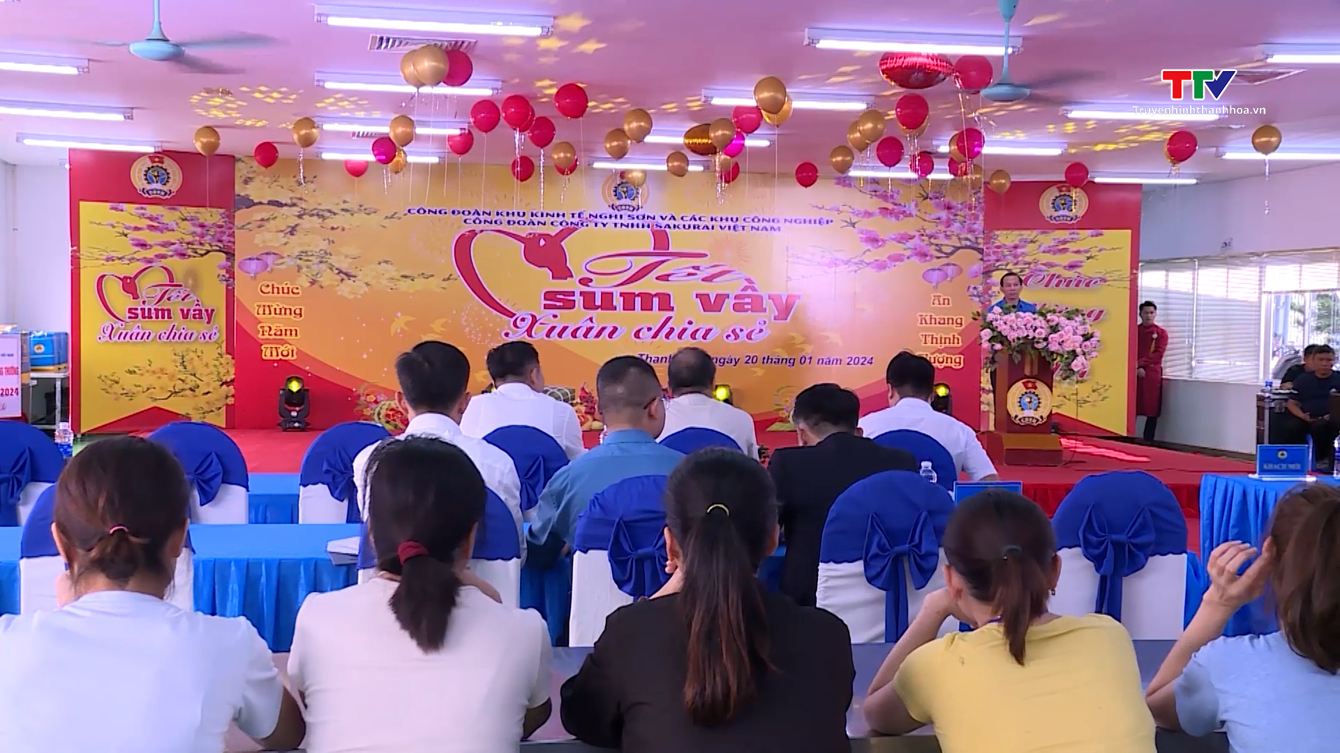 Liên đoàn lao động tỉnh Thanh Hóa thăm và chúc Tết các doanh nghiệp FDI - Ảnh 1.