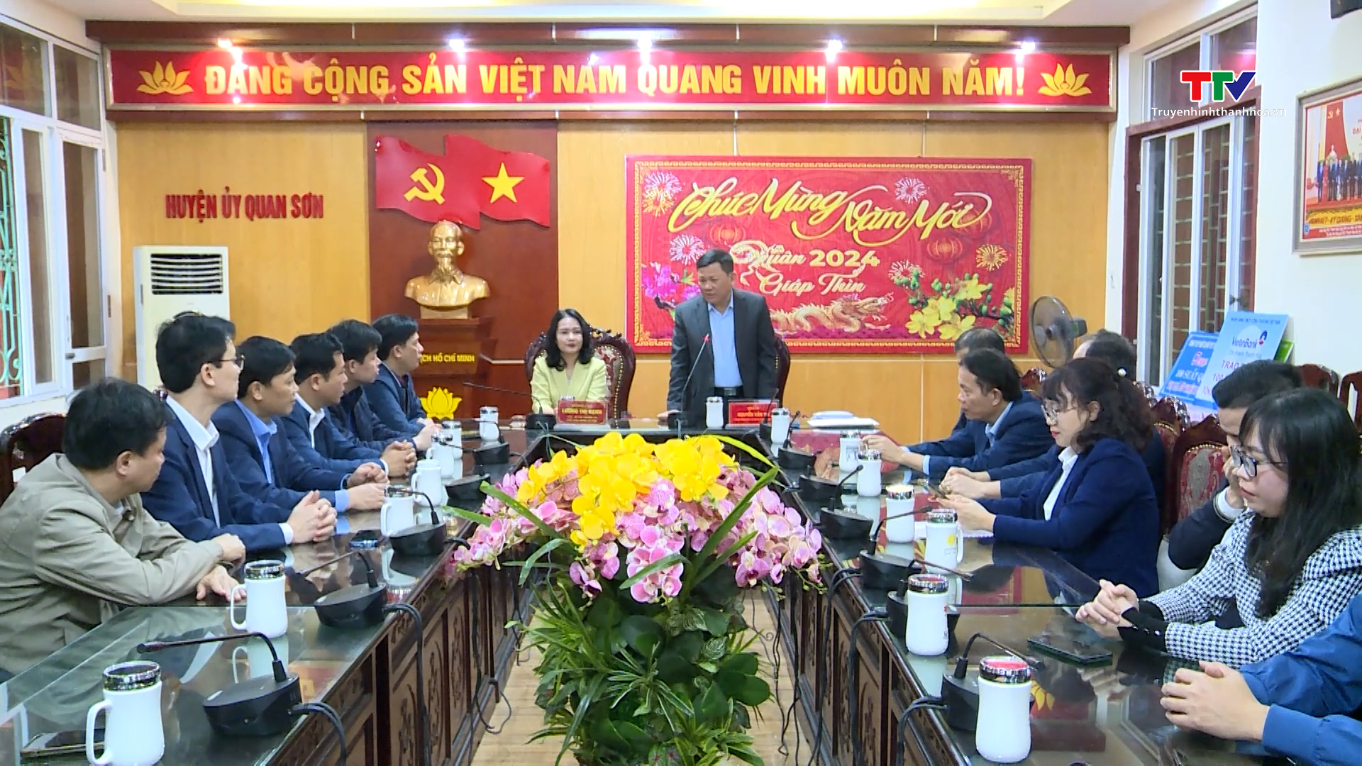 Phó Chủ tịch Thường trực UBND tỉnh Nguyễn Văn Thi làm việc tại huyện Quan Sơn- Ảnh 1.