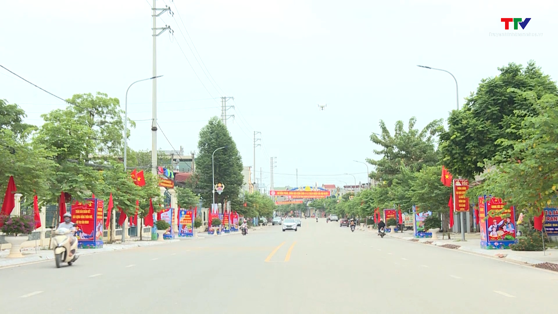 Triệu Sơn đẩy nhanh tiến độ thi công các công trình 
huyện Nông thôn mới nâng cao- Ảnh 1.