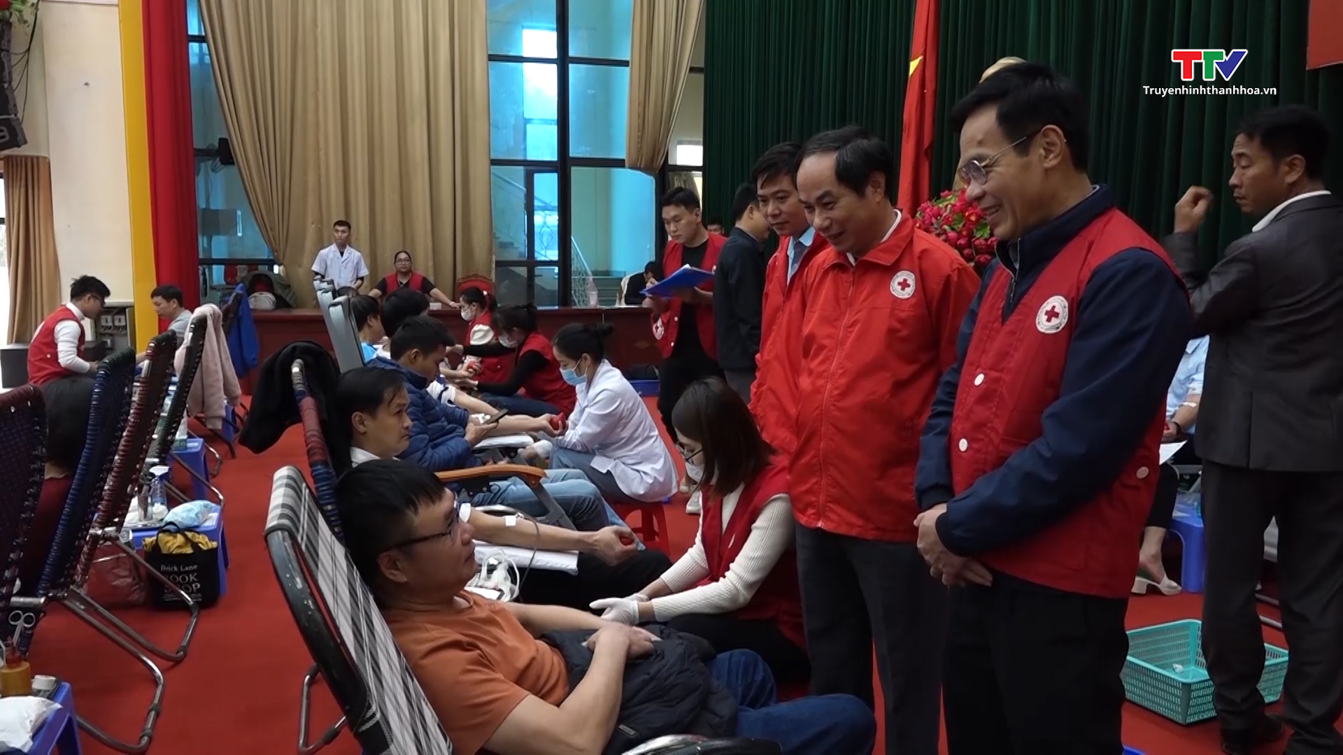 Thạch Thành tổ chức ngày hội hiến máu tình nguyện năm 2024- Ảnh 1.