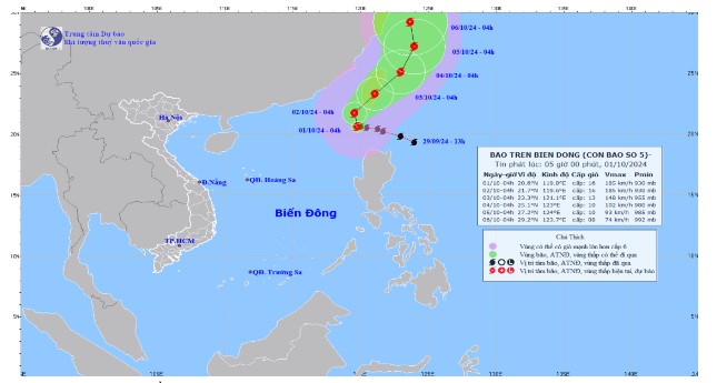 Bão Krathon trở thành cơn bão số 05 trong năm 2024- Ảnh 2.