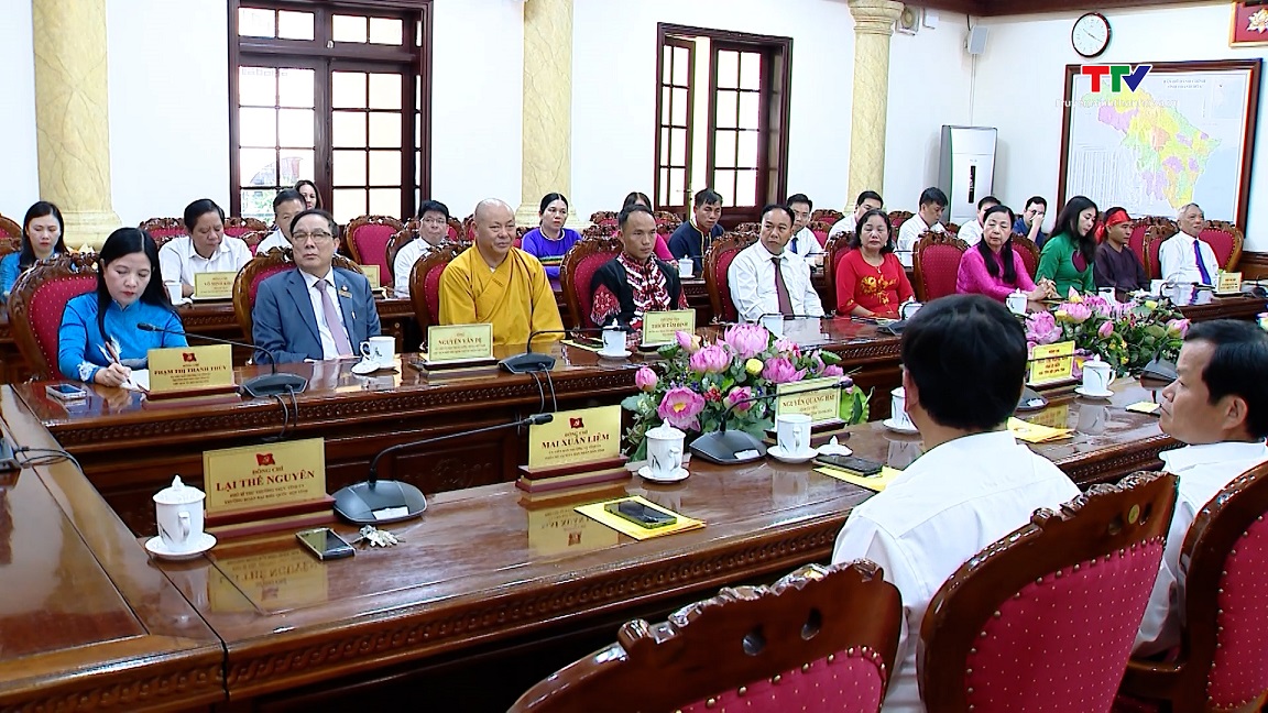 Gặp mặt Đoàn đại biểu tỉnh Thanh Hoá dự Đại hội đại biểu toàn quốc Mặt trận Tổ quốc Việt Nam lần thứ X, nhiệm kỳ 2024 - 2029- Ảnh 2.