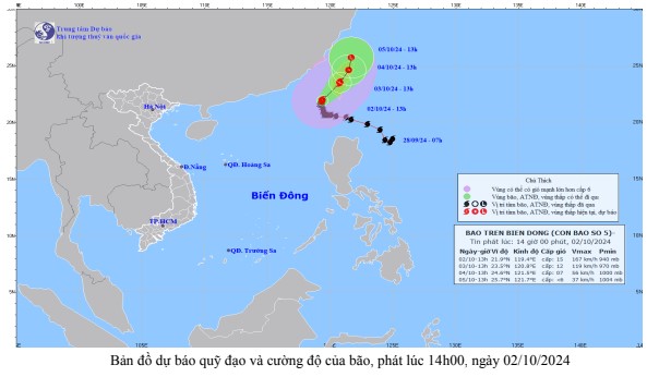 Bão số 5 giật trên cấp 17, di chuyển về phía Đài Loan (Trung Quốc)- Ảnh 2.