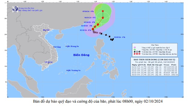 Bão Krathon không có khả năng ảnh hưởng đến vùng ven biển và đất liền nước ta- Ảnh 2.