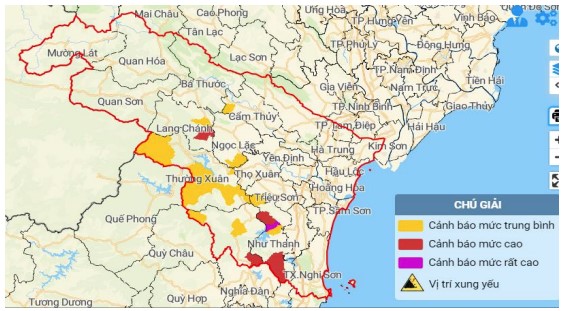 Cảnh báo lũ quét, sạt lở, sụt lún đất khu vực miền núi Thanh Hóa- Ảnh 2.