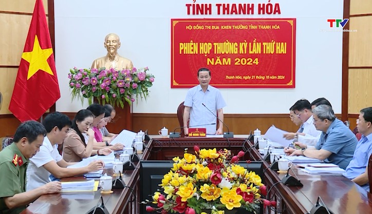 Phiên họp thường kỳ lần thứ hai Hội đồng Thi đua - Khen thưởng tỉnh Thanh Hoá - Ảnh 1.