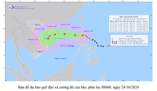 Cơn bão Trà Mi đang tiến vào biển Đông- Ảnh 1.