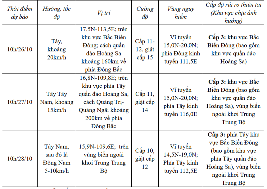 Bão số 6 giật cấp 12, di chuyển theo hướng Tây Tây Bắc- Ảnh 2.