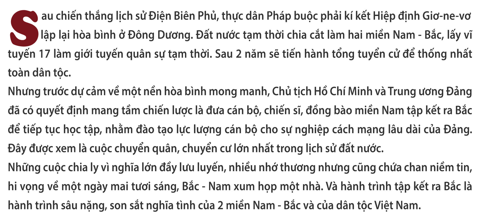 Tập kết ra Bắc - Những năm tháng không quên- Ảnh 1.