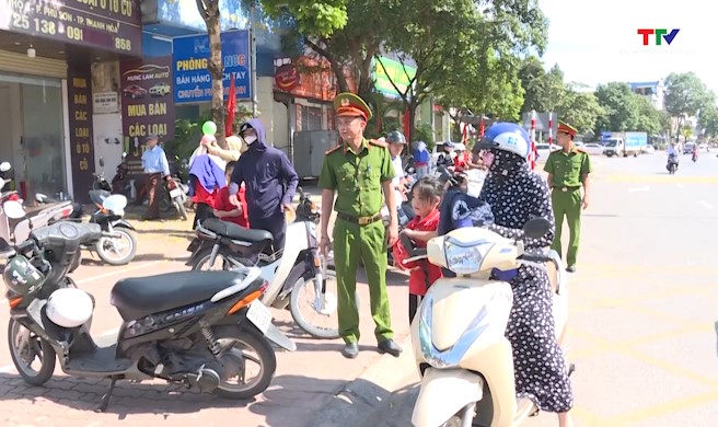 Thành phố Thanh Hoá ra mắt mô hình “Trường học an toàn giao thông” - Ảnh 1.