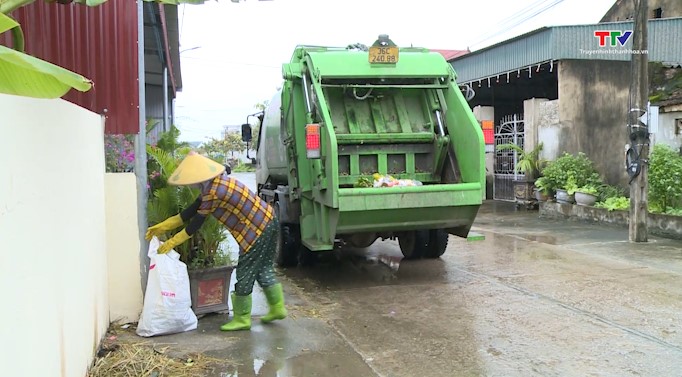 Công tác thu gom và xử lý rác thải ở huyện Nông Cống- Ảnh 1.