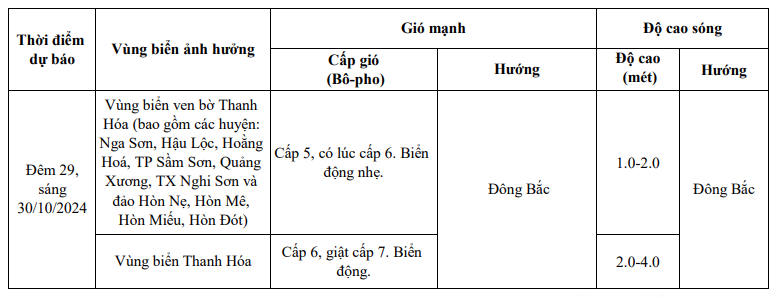 Cảnh báo các vùng biển có nguy cơ cao chịu tác động của gió mạnh và sóng lớn- Ảnh 1.