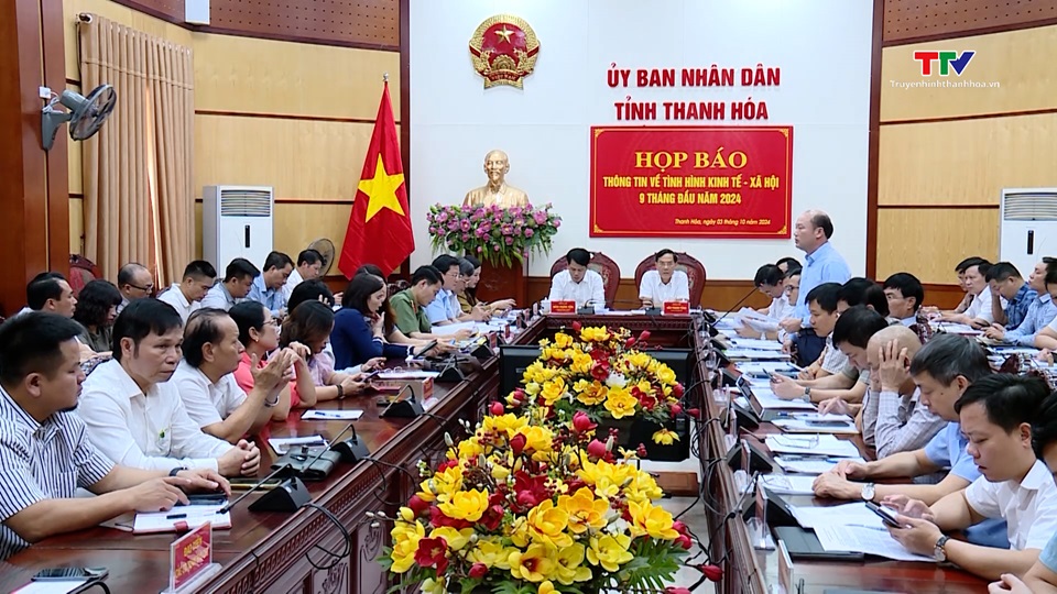 Ủy ban Nhân dân tỉnh Thanh Hóa họp báo thường kỳ quý III/2024- Ảnh 2.