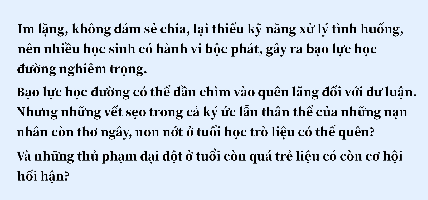 Phim tài liệu: Đừng im lặng- Ảnh 1.