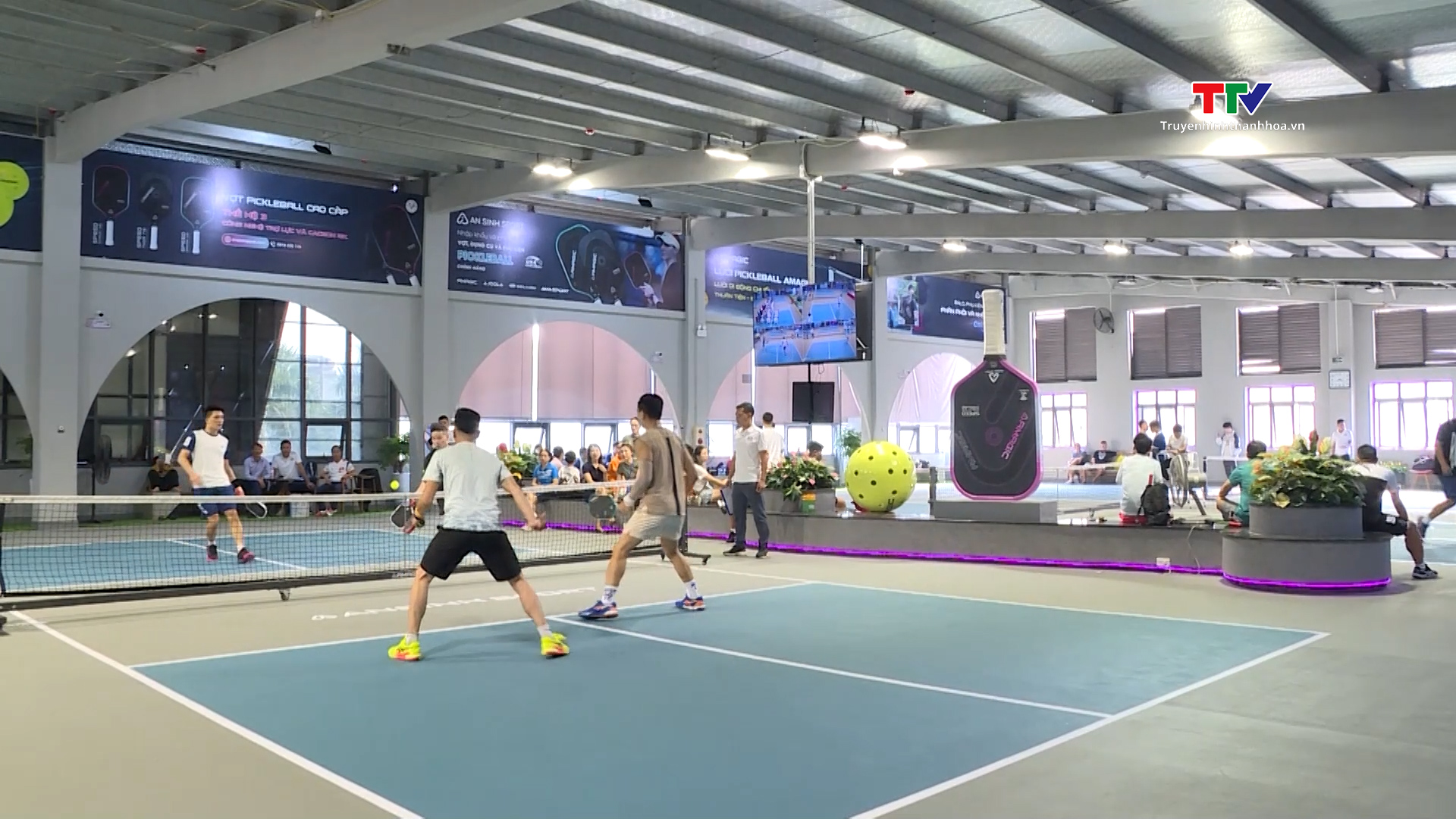 Hiệp hội Doanh nghiệp thành phố Thanh Hóa tổ chức giải Pickleball lần thứ I năm 2024- Ảnh 1.