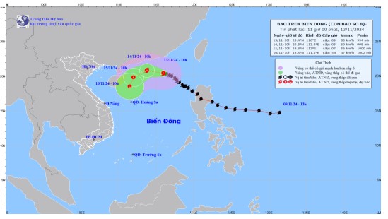 Bão số 8 mạnh cấp 8-9, giật cấp 11- Ảnh 2.