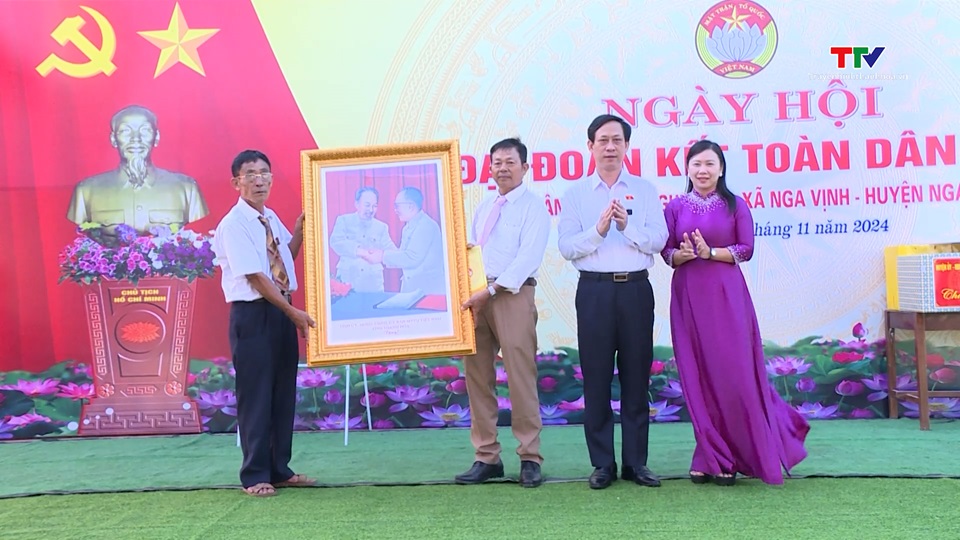 Ngày hội Đại đoàn kết toàn dân tộc tại khu dân cư thôn Nghi Vịnh, xã Nga Vịnh, huyện Nga Sơn - Ảnh 2.