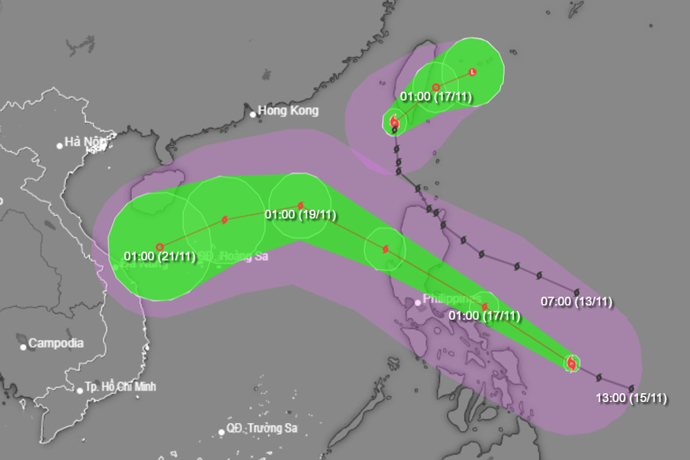 Liên tiếp 2 cơn bão "lạ thường", bão Man-yi cấp 15 khả năng vào Biển Đông- Ảnh 2.