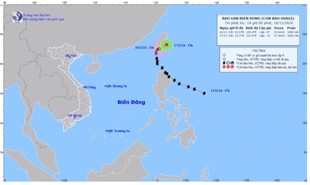  Tin cuối cùng về cơn bão USAGI- Ảnh 1.