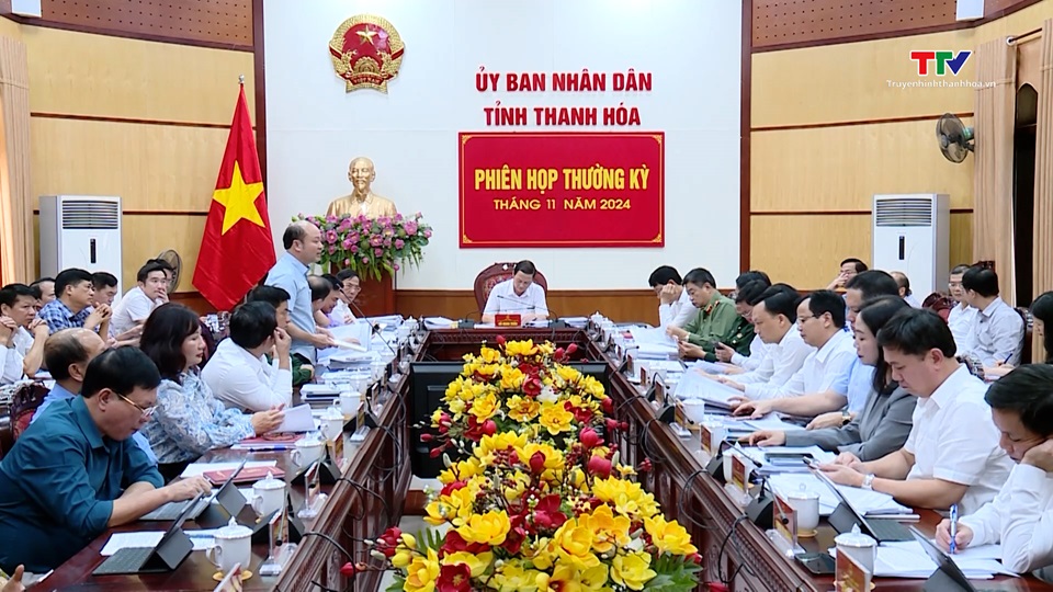 Phiên họp thường kỳ Ủy ban Nhân dân tỉnh tháng 11- Ảnh 1.