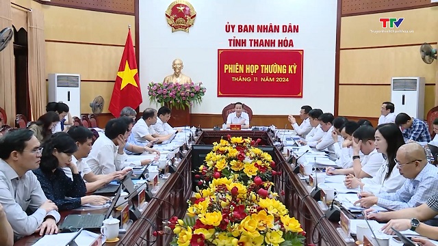 Phiên họp thường kỳ Ủy ban Nhân dân tỉnh tháng 11/2024- Ảnh 1.