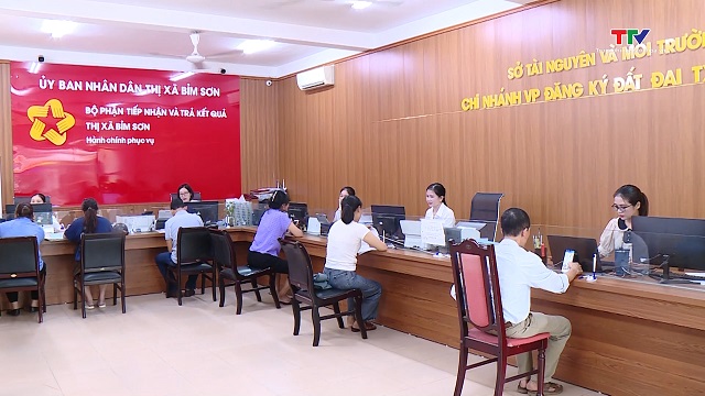 Thị xã Bỉm Sơn nỗ lực xây dựng chính quyền điện tử- Ảnh 1.