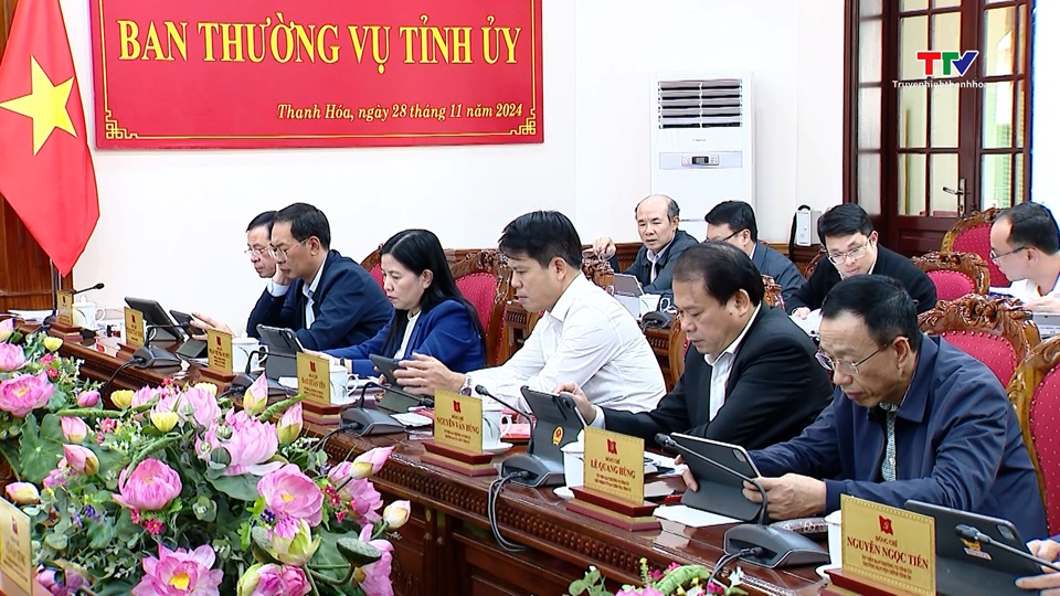 Hội nghị Ban  Thường vụ  Tỉnh ủy- Ảnh 10.