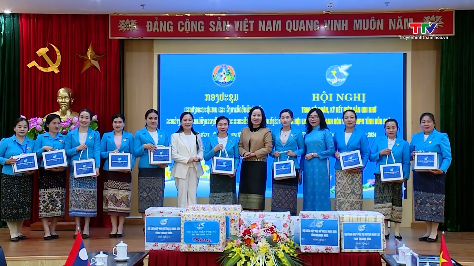 Hội Liên hiệp phụ nữ tỉnh Hủa Phăn và Hội Liên hiệp phụ nữ tỉnh Thanh Hóa ký kết biên bản ghi nhớ giai đoạn 2024 - 2026- Ảnh 3.