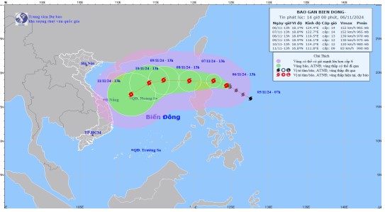 Tin bão gần biển Đông (cơn bão Yinxing)- Ảnh 2.