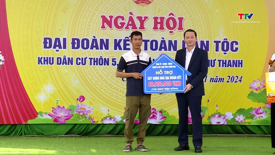 Chủ tịch Ủy ban Nhân dân tỉnh dự Ngày hội Đại đoàn kết tại huyện Như Thanh- Ảnh 4.