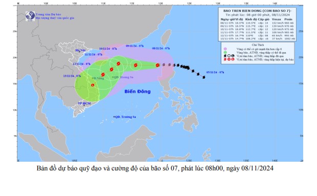 Tin bão trên biển Đông (Cơn bão số 07)- Ảnh 2.