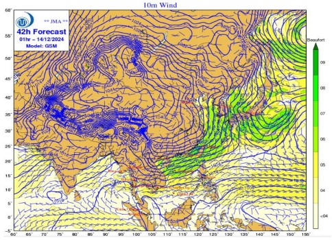 Dự báo gió mạnh trên vùng biển khu vực tỉnh Thanh Hóa ngày 13/12- Ảnh 2.