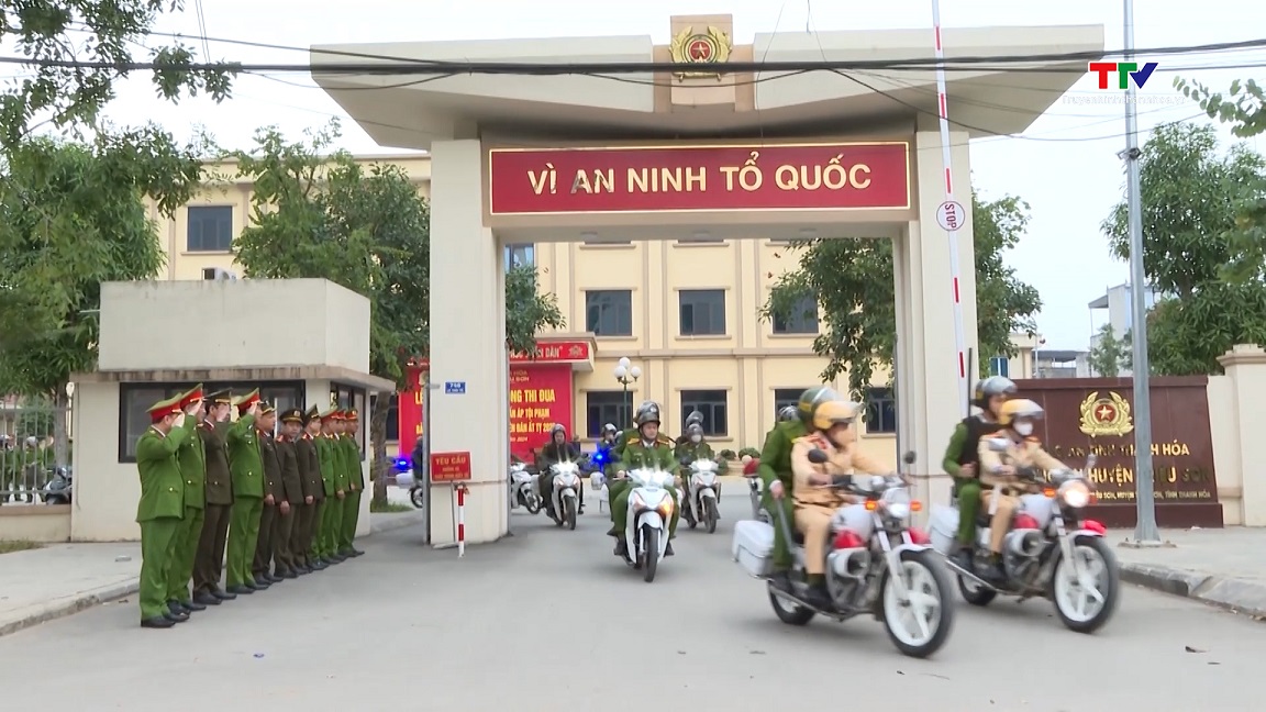 Công an huyện Triệu Sơn triển khai cao điểm tấn công trấn áp tội phạm, đảm bảo an ninh trật tự dịp Tết Nguyên đán 2025- Ảnh 1.