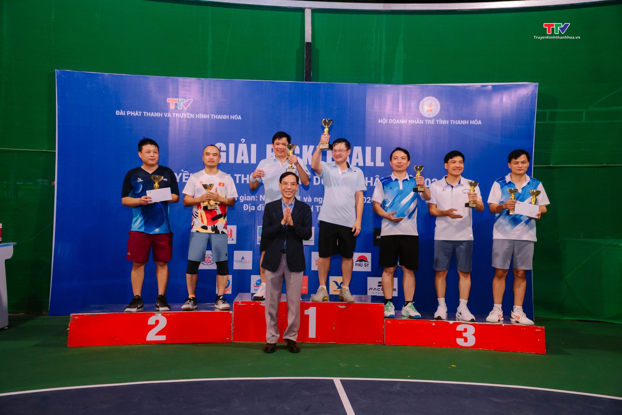 Sôi động Giải Pickleball truyền hình Thanh Hóa - Doanh nhân trẻ năm 2024- Ảnh 1.