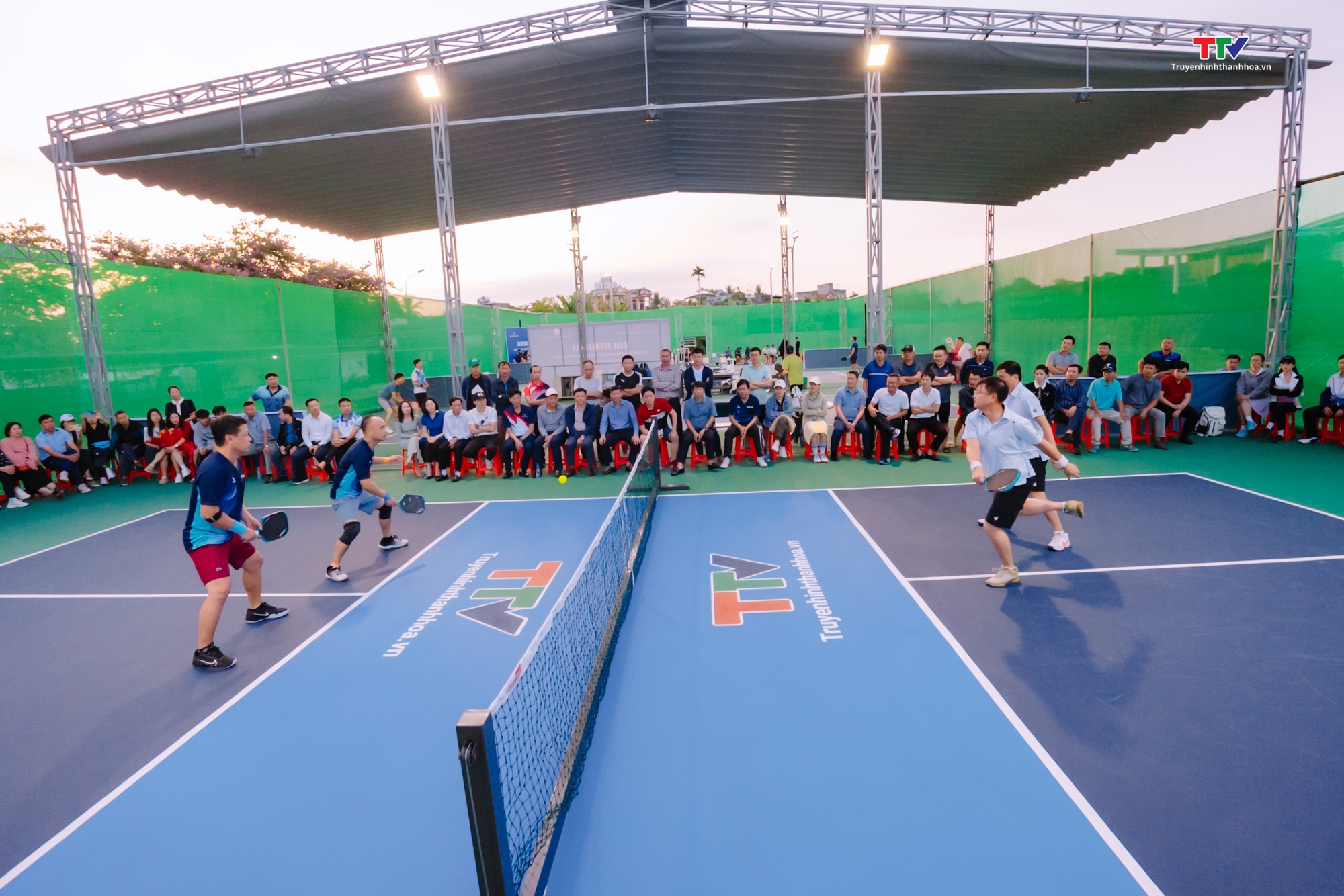 Sôi động Giải Pickleball truyền hình Thanh Hóa - Doanh nhân trẻ năm 2024- Ảnh 4.