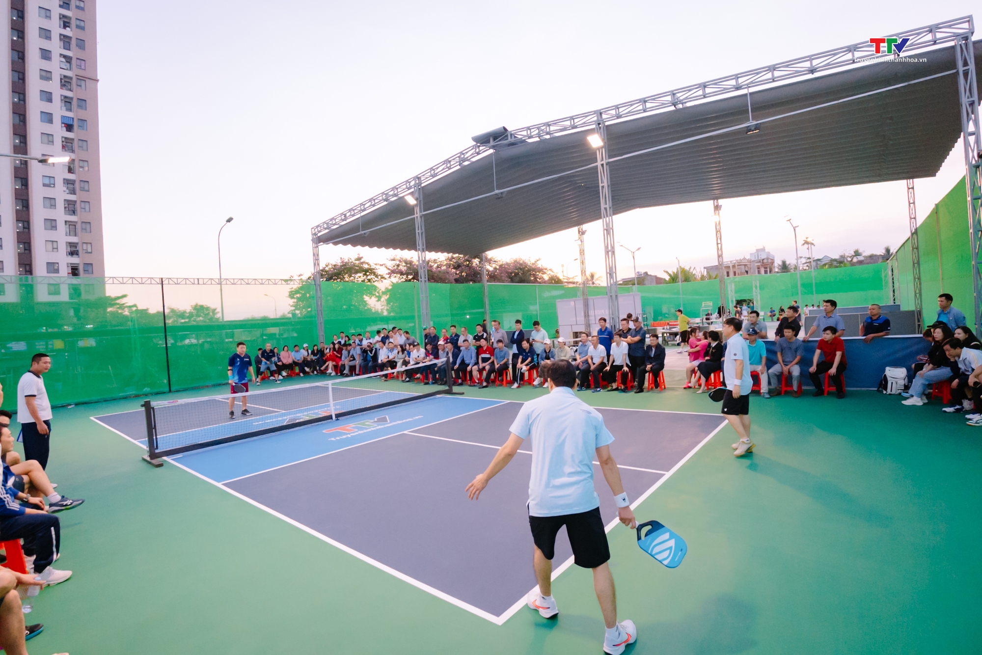 Sôi động Giải Pickleball truyền hình Thanh Hóa - Doanh nhân trẻ năm 2024- Ảnh 5.