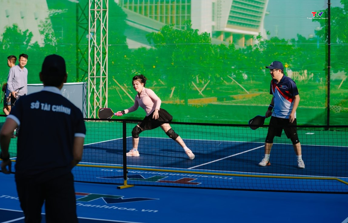 Sôi động Giải Pickleball truyền hình Thanh Hóa - Doanh nhân trẻ năm 2024- Ảnh 8.