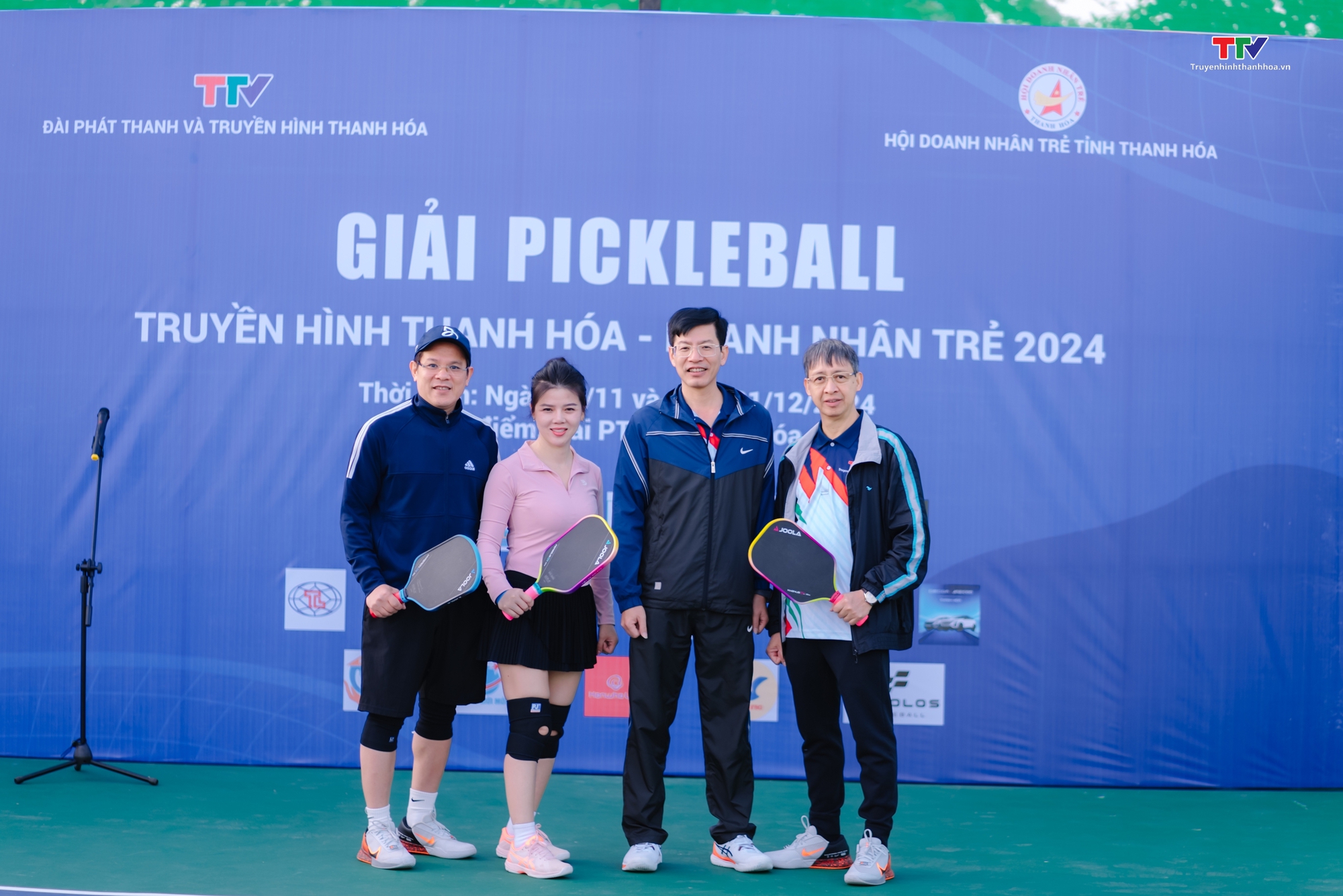 Sôi động Giải Pickleball truyền hình Thanh Hóa - Doanh nhân trẻ năm 2024- Ảnh 11.