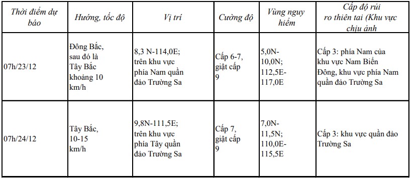 Áp thấp nhiệt đới giật cấp 8, di chuyển theo hướng Đông Bắc- Ảnh 1.