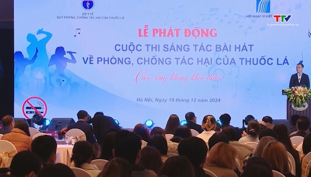 Cuộc thi sáng tác nhạc phòng chống tác hại của thuốc lá- Ảnh 1.