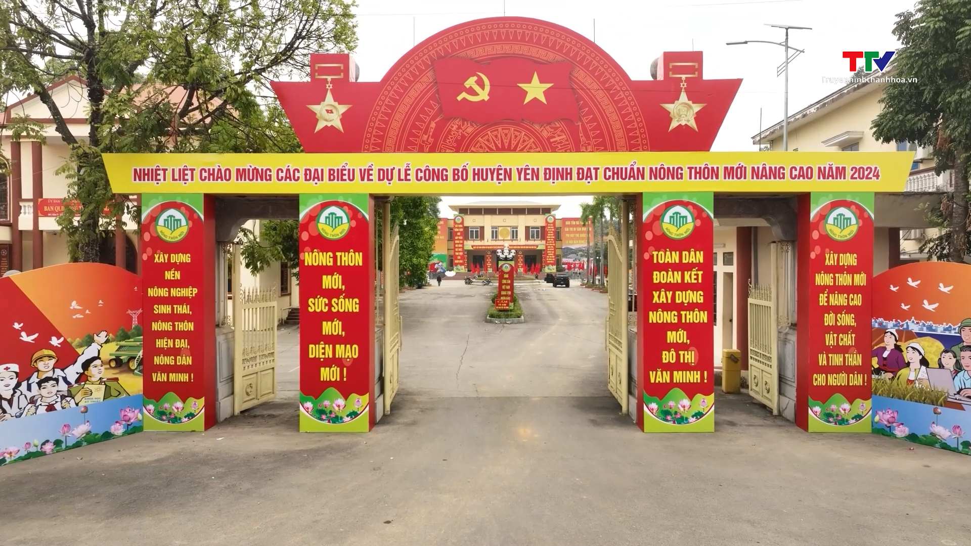 Huyện Yên Định sẵn sàng tổ chức Lễ công bố huyện đạt chuẩn nông thôn mới nâng cao - Ảnh 3. Huyện Yên Định sẵn sàng tổ chức Lễ công bố huyện đạt chuẩn nông thôn mới nâng cao - Ảnh 3.