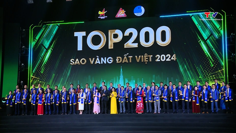 Thanh Hóa có 4 doanh nghiệp đạt giải Sao Vàng đất Việt 2024- Ảnh 1.