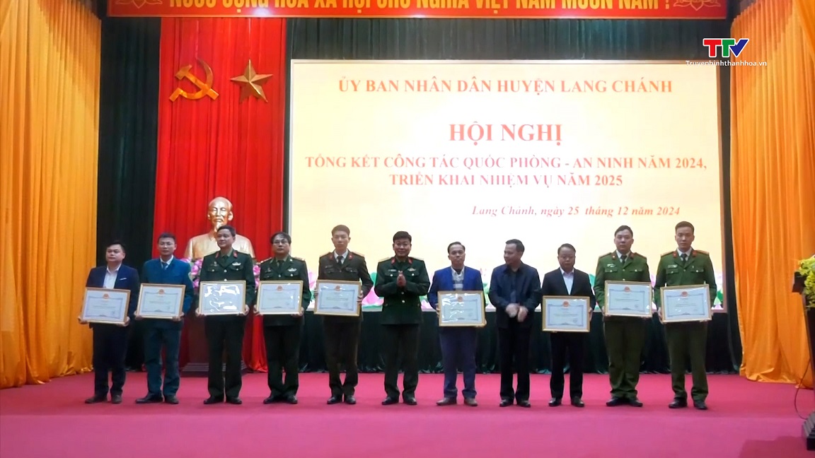 Lang Chánh: Tổng kết công tác quốc phòng, an ninh năm 2024- Ảnh 1.