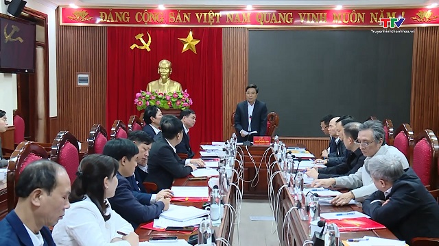 Bí thư Tỉnh ủy Nguyễn Doãn Anh làm việc với Ban Thường vụ Huyện ủy Hà Trung- Ảnh 3.