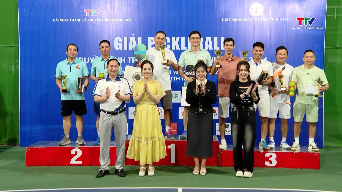 Trung Sâm Pickleball Thanh Hoá và Công ty thời trang Vân Nam đồng hành với Giải Pickleball Truyền hình Thanh Hoá - Doanh nhân trẻ năm 2024- Ảnh 5.