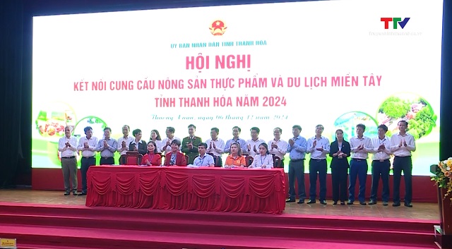 Hội nghị kết nối cung cầu nông sản thực phẩm và du lịch miền Tây Thanh Hoá năm 2024- Ảnh 4.